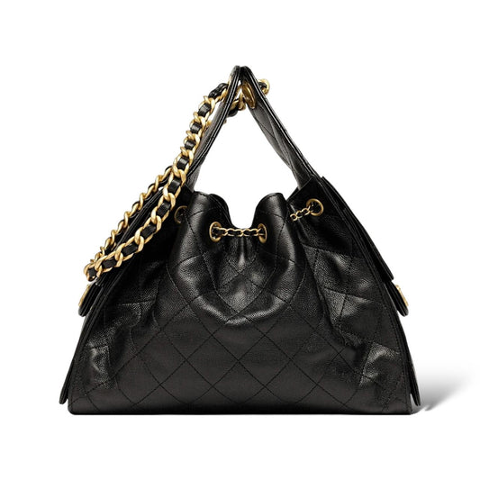 Black Canvas 25 Hobo Bag